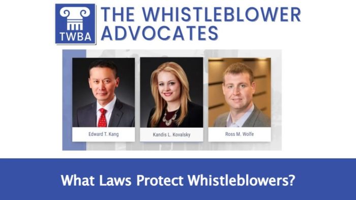 What Laws Protect Whistleblowers? | The Whistleblower Advocates